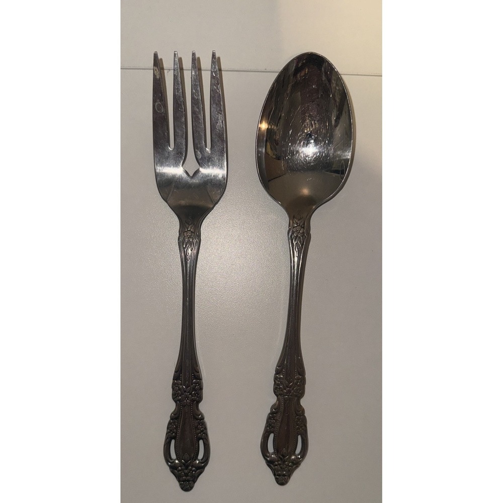 Oneida Raphael Stainless Hostess Serving Set Distinction HH Flatware 2 Pc